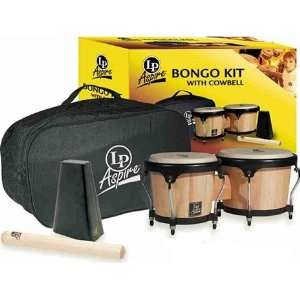  Latin Percussion Aspire Bongo Kit, Natural Musical 