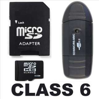 8GB Class6 Micro SD HC SDHC MicroSD Memory Card 8 G GB  