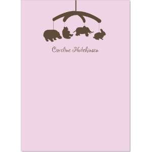  Baby Animal Mobile Pink Notes Baby