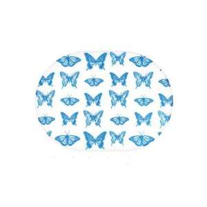  Blue Butterflies Plastic Placemat By AdV