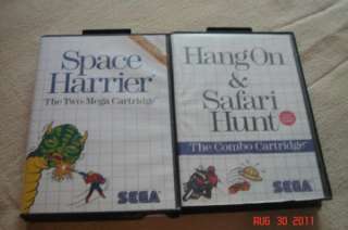 Sega Masters Lot Of 7 Games Altered Beast Space Harrier 10086050516 