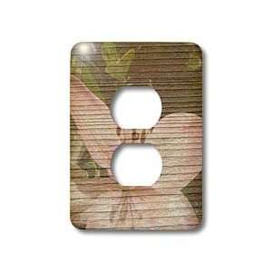 Patricia Sanders Flowers   Pink Lily Wood Art   Light Switch Covers 
