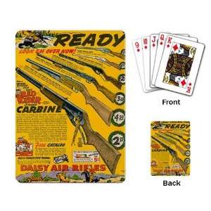   Carbine Daisy Air Rifle Ad Poker Size Playing Cards 