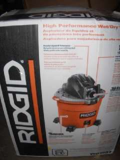 RIDGID 16 GALLON 5HP WET/DRY SHOP VACUUM WD1637  