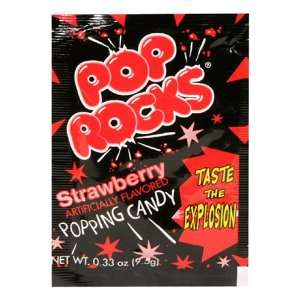 Pop Rocks Strawberry Popping Candy, 0.33 Ounce Packages (Pack of 36 