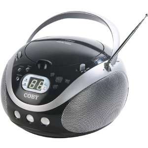   Black Portable Cd Player With Am/fm Tuner  Players & Accessories