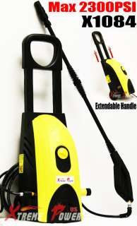   1300 to Max 2300PSI High Pressure Washer w/ Extendable Handle  