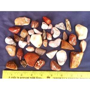   Assortment of Polished Semi Precious Gem Stones, 6167 