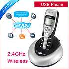 usb 2 4ghz wireless phone voip handset for skype yahoo