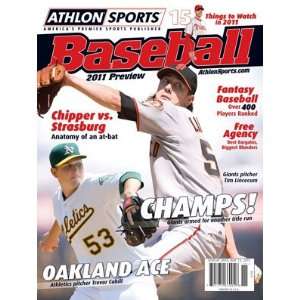 Athlon Sports 2011 MLB Baseball Preview Magazine  San Francisco Giants 