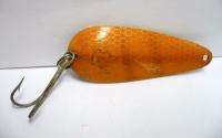 Vintage Spoon Fishing Lure, Dardevle IMP, Crawdad Scale  