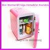 Pink Mini Fridge Cooler&Warm Portable Car/ Refrigerator  