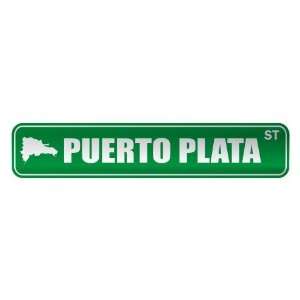 PUERTO PLATA ST  STREET SIGN CITY DOMINICAN REPUBLIC