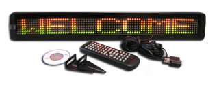New Color LED Programmable Scrolling Message Display Sign 26x4 FREE 
