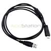 VMC MD3 USB Cable With Ferrite+Charger+NP BN1 Battery For Sony DSC WX5 