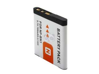   2pcs NP BN1 Battery for Sony CyberShot DSC TX9 TX5 WX5 TX7 NEW  