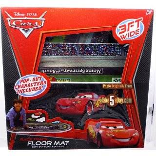 Cars race track foam floor mat Disney Pixar by Best Brands