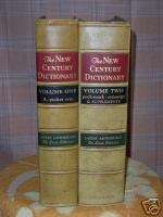 THE NEW CENTURY DICTIONARY OF THE ENGLISH LANGUAGE 1948  