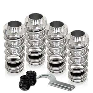  Performance SILVER Adjustable High Low Kit Coilover Lowering Spring