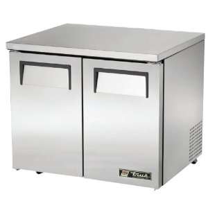  True 8.5 Cu Ft Low Profile 4 shelf Undercounter Refrigerator 