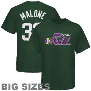  NBA Majestic Utah Jazz #32 Karl Malone Green Retired Player 