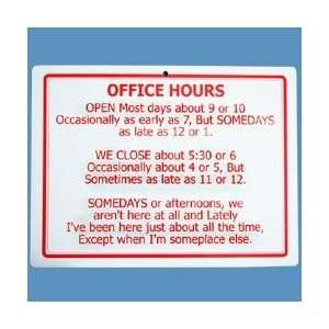 Retirement Office Hours Sign   Funny Retirement Gift 