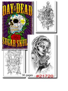   Supplies reference book flash Sugar Skulls Marti Gras Day of the Dead