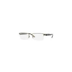   1144 1079 COPPER GREEN SEMI RIMLESS EYEGLASSES