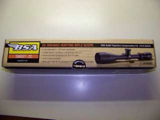 BSA Sweet 22 Scope   3x9 40mm   New in Box   Great for Ruger 10/22 