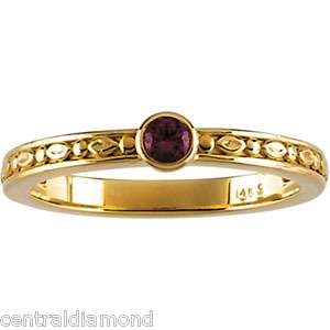Family Mom Moms MOTHERS Stackable 14K Gold Ring Jewelry  