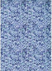 SYMPHONY OF SPRING BLUE FLORAL~ Cotton Quilt Fabric  