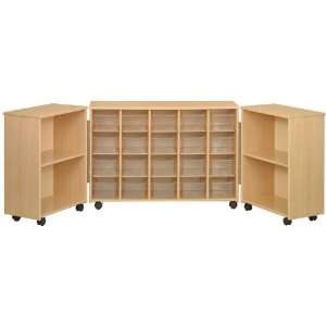   Tri Fold and Roll Sectional Storage with Trays