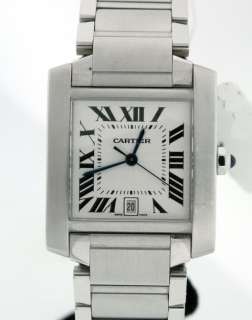 Cartier Tank Francaise, Stainless Steel Automatic Watch  