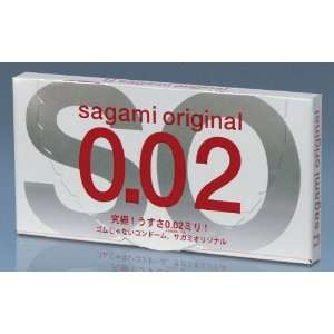 Sagami Original 0.02 2 pcs pack LARGE Size