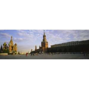 Cathedral at a Town Square, St. Basils Cathedral, Red Square, Moscow 