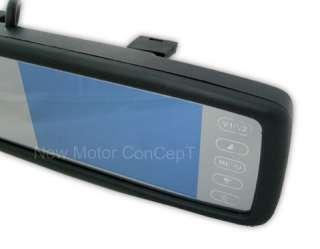 LCD parking rear view mirror monitor with waterproof parking 