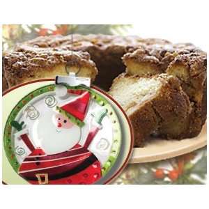  Coffee Cake and Santa Plate Gift Combo