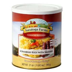   Freeze Dried Scrambled Eggs with Sausage Crumbles