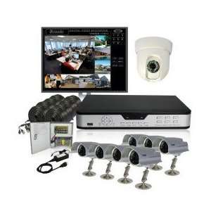   Security DVR IR CCTV Camera System   PT Camera Included Camera