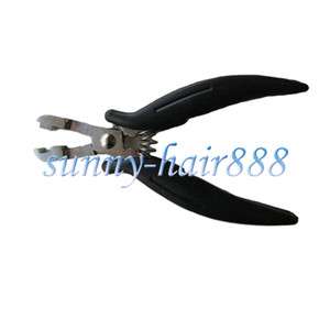   type Black Plier for Contected to Human Hair Extensions tools  