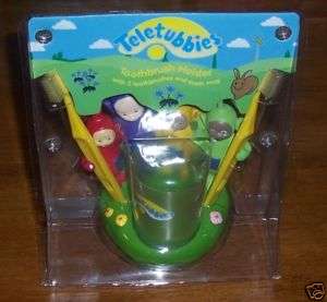BNIB Teletubbies TOOTHBRUSH HOLDER AND CUP SET  