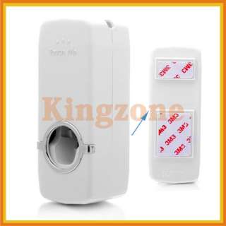 New White Auto Toothpaste Dispenser & Brush Holder with 5 Toothbrush 