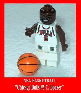 NBA BASKETBALL Lego Chicago Bulls #5 Jersey (C. Boozer) NEW (st)nl 