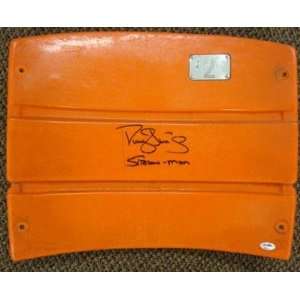 Darryl Strawberry Autographed NY Mets Shea Stadium Seat Back Straw Man 