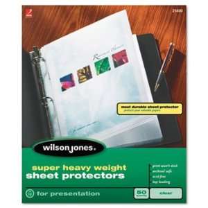  Super Heavy Weight Sheet Protector, Clear, 25/Box Camera 
