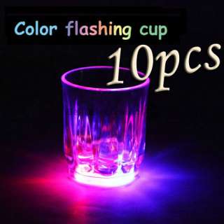 10 x LED Color Night Change Light Cup for club bar  