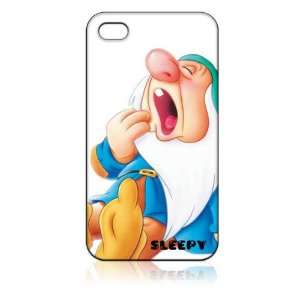 Sleepy Snow White and the Seven Dwarfs Hard Case Skin for Iphone 4 4s 