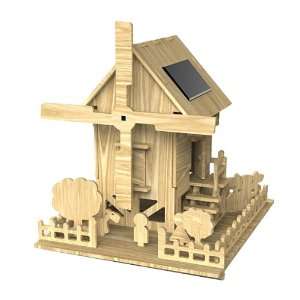   Plywood Design Solar Windmill House Toy Sunny Toy Toys & Games