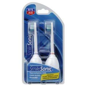   Aid Replacement Brushheads, Smile Sonic, 2 ea