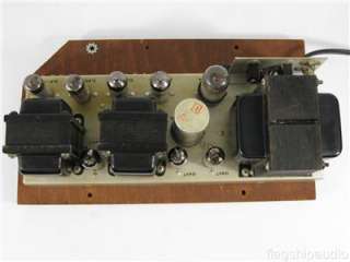 Vintage Pilot SA 232 Stereo 6BQ5 Push Pull Tube Amp Amplifier Works 